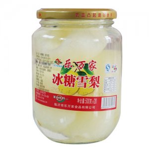 樂萬家冰糖雪梨罐頭500g