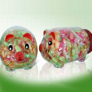 樂潮15瓶豬奶糖