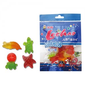 樂(lè)潮海底世界橡皮糖60g