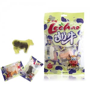 樂(lè)潮奶牛橡皮軟糖90g