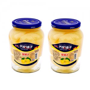 齊家鋪子梨罐頭830克