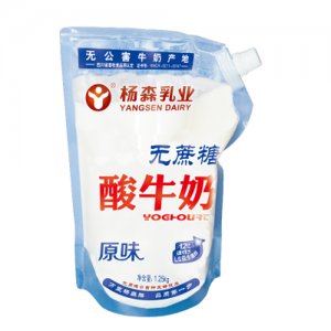 楊森乳業酸牛奶無蔗糖原味1.25KG