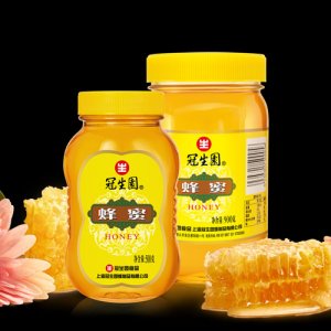 冠生園玻璃瓶裝蜂蜜