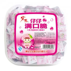 宏源仔仔滿口脆口香糖（蜜桃味）