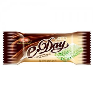 嘉士柏e-day芝麻牛奶巧克力綠豆牛奶味