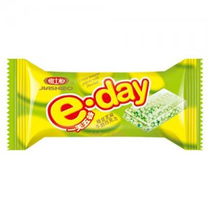 嘉士柏e-day芝麻牛奶巧克力綠豆味