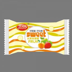 佳冠園彩條裝水果味硬糖