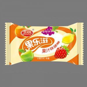 佳冠園橙色包裝水果味硬糖