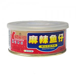 熊記麻辣魚仔200克