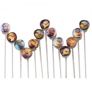 爵味小黃人水晶棒棒糖