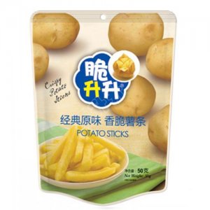 脆升升薯條經(jīng)典原味50g