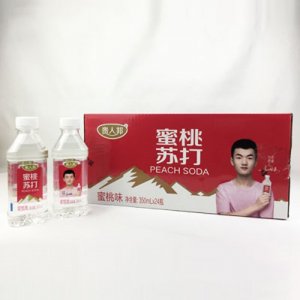 共品樂貴人邦蜜桃蘇打350mlX24
