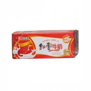 達和園紅棗牛奶果味飲料箱裝