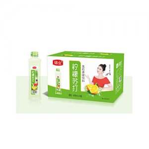 錦業檸檬蘇打果味飲料400ml×24瓶