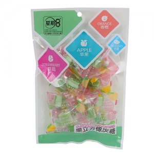 星期八果粒方橡皮糖蘋果味