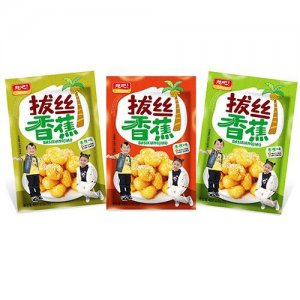 想吧拔絲香蕉香蕉味膨化食品48g薯片