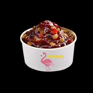 碰碰涼草莓時光冰粥