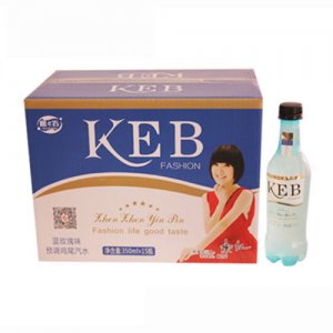 酷e百藍玫瑰味預調(diào)雞尾汽水350mlx15瓶