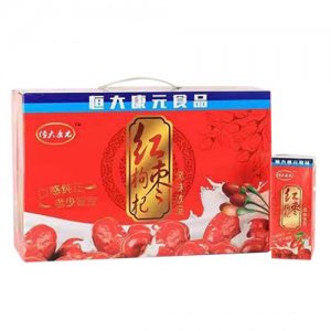 恒大康元紅棗枸杞乳味飲料手提