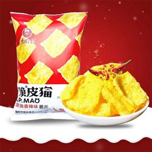 南街村脆片激情香辣味76g袋裝