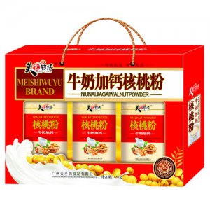 美食物語牛奶加鈣核桃粉禮盒