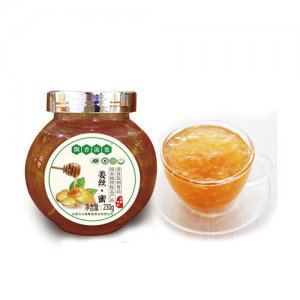 飄香流蜜瓶扁鼓瓶裝姜絲蜜230g
