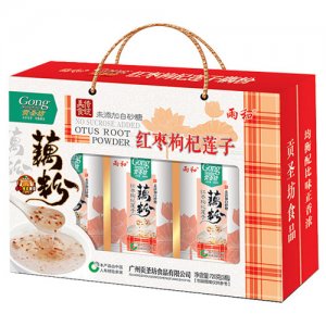 雨和紅棗枸杞蓮子藕粉禮盒