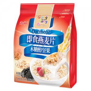 雨和木糖醇堅(jiān)果即食燕麥片袋裝800g