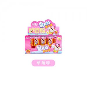 韓仔魔發絲果Q糖草莓味糖果盒裝