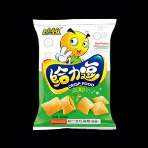 趙戶全莊給力逗膨化食品綠