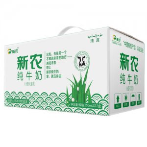 新農(nóng)純牛奶（全脂滅菌乳）
