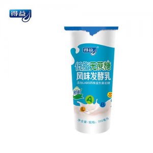 得益低脂無蔗糖風味發酵乳200g