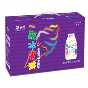 新農(nóng)一瓶冰淇淋酸奶
