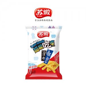 蘇微超級(jí)吃摩深海魷魚條烤蝦味