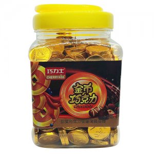 巧力士金幣巧克力600g