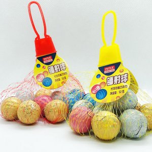 巧力士網袋鐳射球巧克力