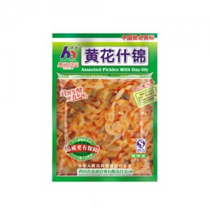 惠通黃花什錦-120克軟包裝小菜