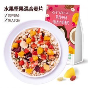 德富祥草莓黃桃椰香水果麥片416g