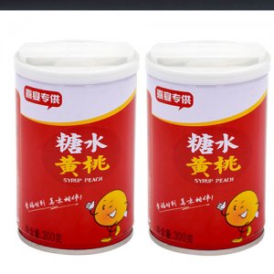 旺多多糖水黃桃300g