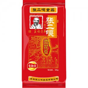 張二嘎蘭花豆香辣味120g