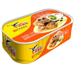 鷹金錢橄欖油豆豉鯪魚罐頭100克