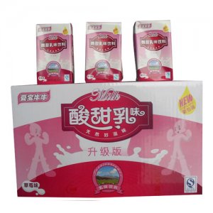 夏寶酸甜乳乳味飲料(草莓)250ml