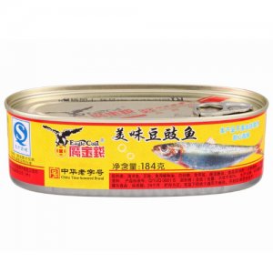 鷹金錢美味豆豉魚罐頭184g