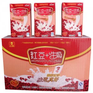 日康紅豆+牛奶飲料250ml