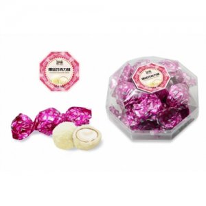 可味雙扭椰絲小八角透明塑盒105克10粒