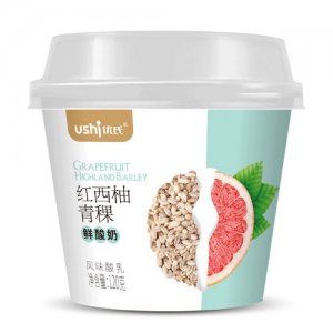 優氏紅西柚青稞鮮酸奶