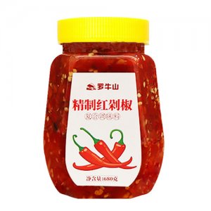 羅牛山精制紅剁椒680g