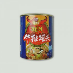 藏寨香牦牛牛排罐頭