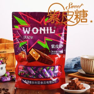 舌尖愛沃尼爾紫皮糖袋裝【500g】