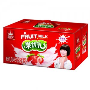 君德寶草莓味果優乳風味飲料箱裝
